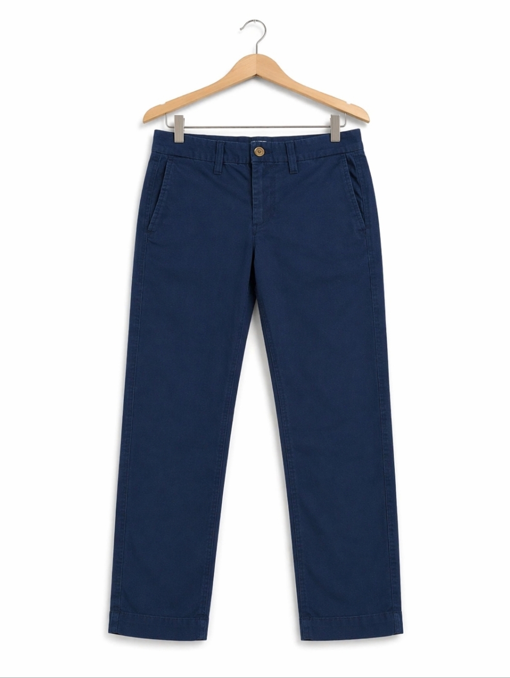 J. Crew High-Rise Girlfriend Chino in Navy